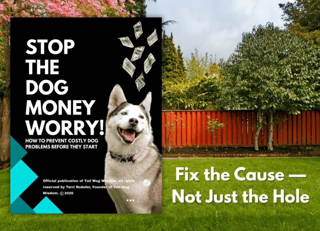 a beautiful backyard with a dog yard digging solutions book