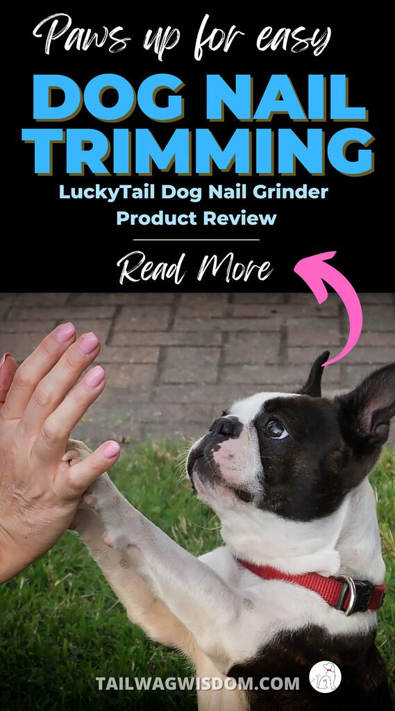 Luckytail dog nail grinder review has dog happy