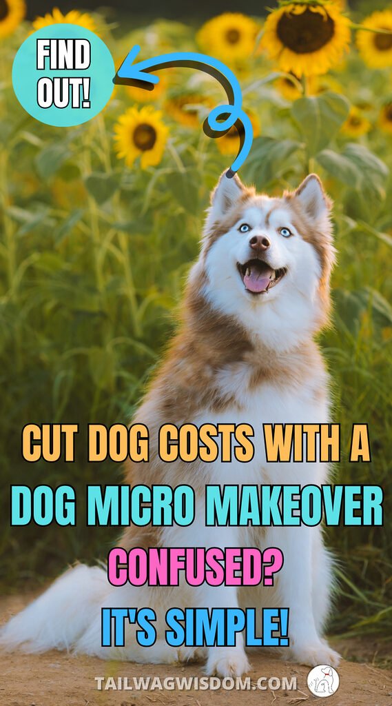 an adorable husky enjoys a dog micro makeover and his dog parents enjoy the dog savings