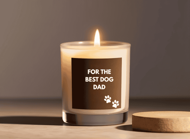 candle for a dog dad