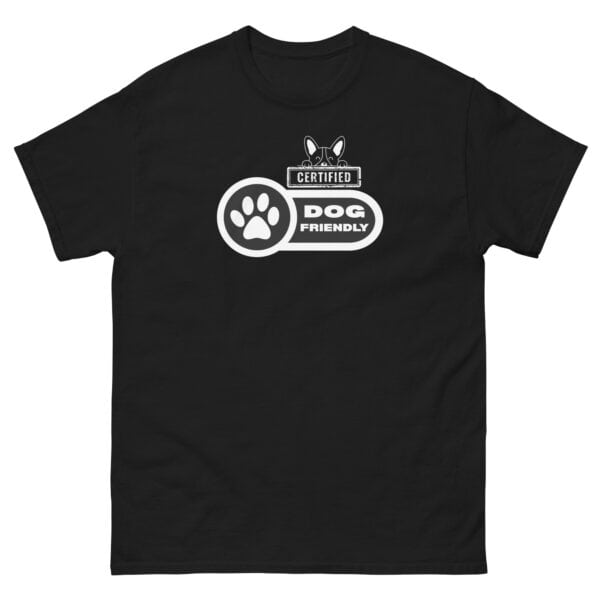 Dog Lovers Cute "Certified Dog Friendly" - White Ink