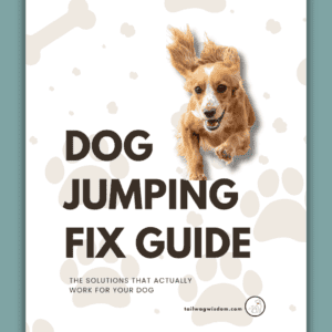 Mockup cover of Dog Jumping Fix Guide